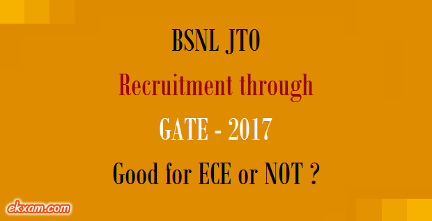 bsnl jto recruitment gate