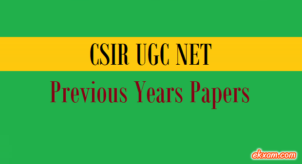 csir ugc net previous years papers