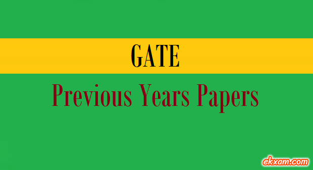 gate previous years papers