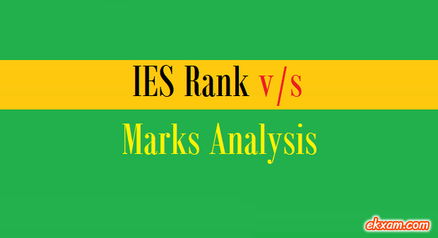 ies rank vs marks analysis