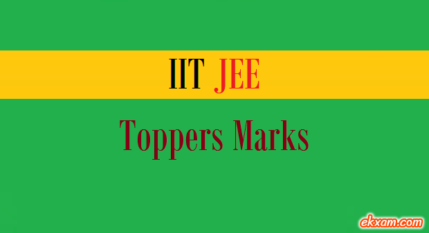 iit jee toppers marks