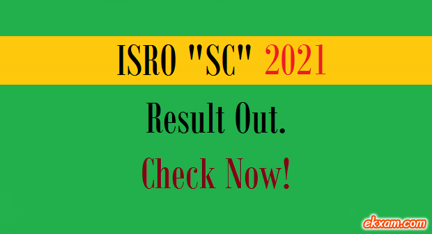 isro sc result