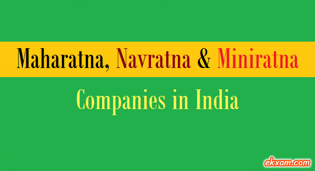 maharatana navratan miniratan companies india