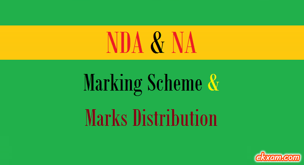 nda na marking scheme marks distribution