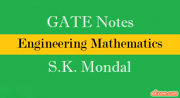 s k mondal notes mathematics
