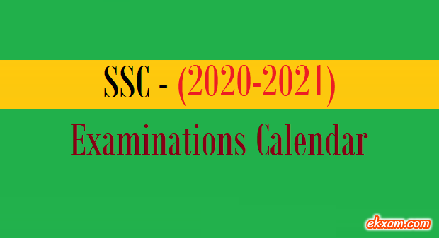 ssc examinations calendar