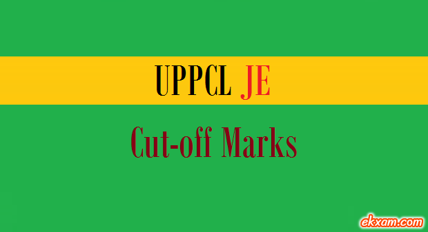 uppcl je cut off marks