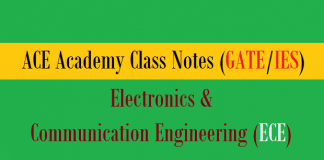 ace academy class notes ec 1