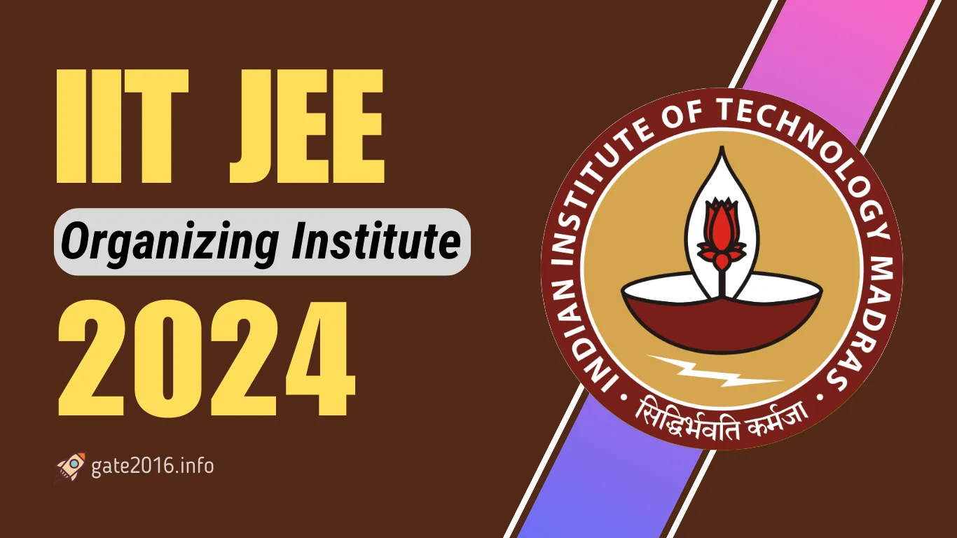 iit jee 2024 organizing institute