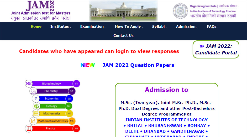 jam response sheet Ekxam