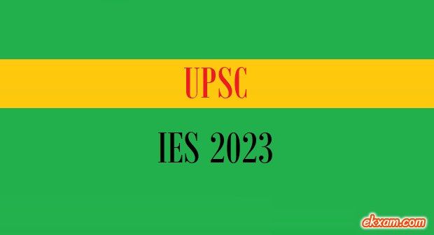 upsc ies 2023