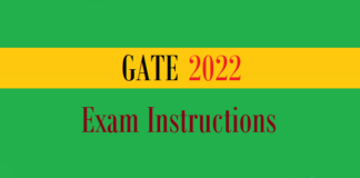 gate exam instructions