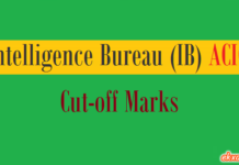 ib acio cut off marks