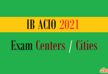 ib acio exam centers cities