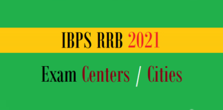 ibps rrb exam centers cities