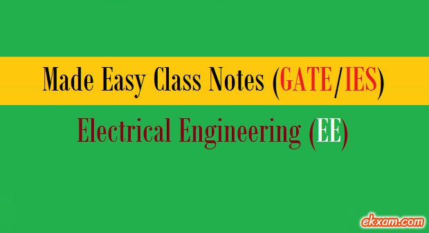 made easy class notes ee