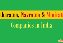 maharatana navratan miniratan companies india