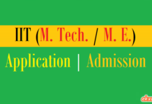 mtech application admission