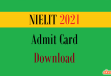 nielit admit card