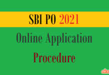 sbi po online application procedure