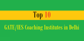 top 10 gate ies coaching institutes delhi