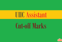 uiic assistant cut off marks