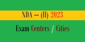 nda 2 exam centers cities