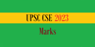 upsc cse marks