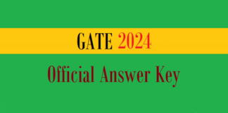 gate official answer key