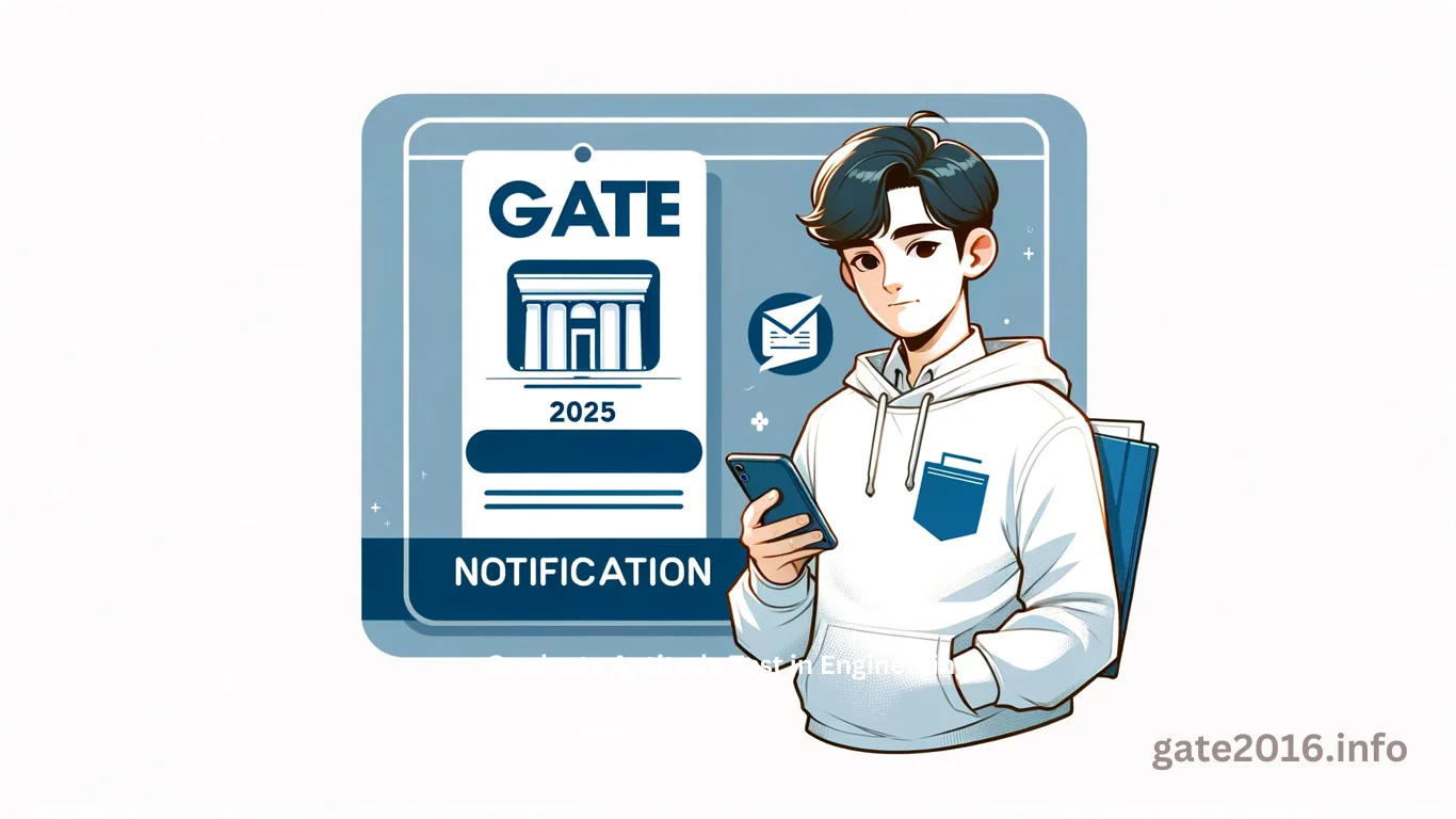gate 2025 notification iit roorkee